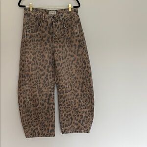 Free People Citizens of Humanity Miro Printed Relaxed Jeans